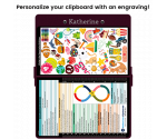 WhiteCoat Clipboard® - Wine Child Life Specialist Edition